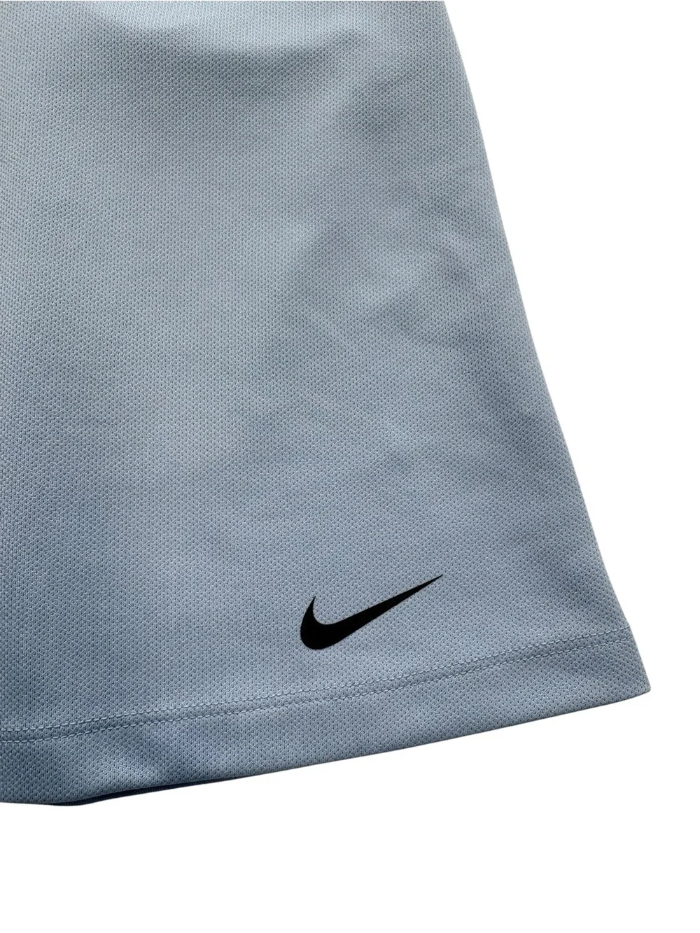 Nike Dri-FIT Light Blue Open Cut Out Back Training Tank Top Size Medium Gym Yoga